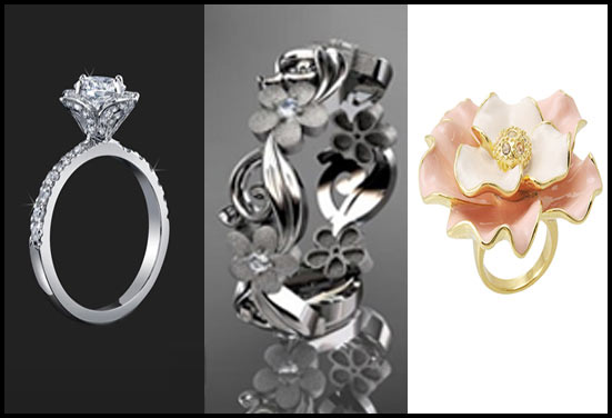Pink Flower Ring Pink Flower Ring